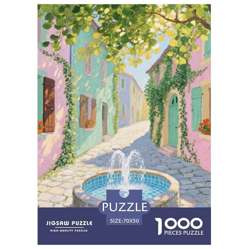 Kleine Stadt Stil Puzzles 1000 Teile in Bewährter Qualität Für Erwachsene Kinder Schöne Landschaft Puzzlespiele Familie Geschenke Frauen Wanddekoration 70x50cm/1000pcs Kleine Stadt Stil Puzzles 1000 Teile in Bewährter Qualität Für Erwachsene Kinder Schöne Landschaft Puzzlespiele Familie Geschenke Frauen Wanddekoration 70x50cm/1000pcs von QTIVARLEN