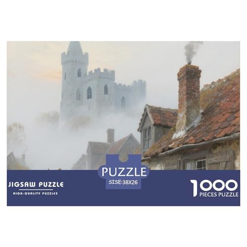 Kleine Stadt Stil Puzzles 1000 Teile in bewährter Qualität Für Erwachsene Und Kinder Puzzlespiele Für Familie Geschenke Für Frauen Pädagogisches Spielzeug 38x26cm/1000pcs von QTIVARLEN