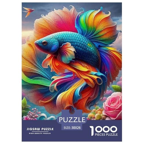 Koi Fish Puzzle 1000 Teile Für Erwachsene Und Kinder Beautiful Carp Lernspiel Pädagogisches Spielzeug Home Dekoration in Bewährter Qualität 38x26cm/1000pcs Koi Fish Puzzle 1000 Teile Für Erwachsene Und Kinder Beautiful Carp Lernspiel Pädagogisches Spielzeug Home Dekoration in Bewährter Qualität 38x26cm/1000pcs von QTIVARLEN