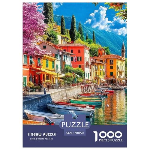 Landschaftsmalerie Puzzle 1000 Teile Für Erwachsene Und Kinder Bunte Landschaft Herausforderung Spiel Interaktives Spielzeug Wunderschönes Dekoration Clevere Rätsel 70x50cm/1000pcs Landschaftsmalerie Puzzle 1000 Teile Für Erwachsene Und Kinder Bunte Landschaft Herausforderung Spiel Interaktives Spielzeug Wunderschönes Dekoration Clevere Rätsel 70x50cm/1000pcs von QTIVARLEN