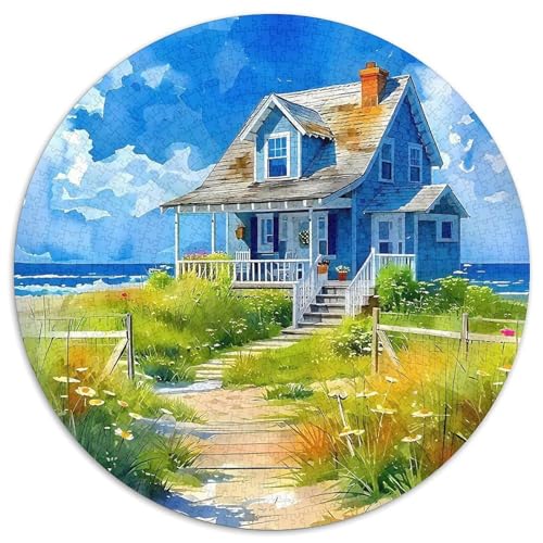 Landschaftsmalerie Puzzle 1000 Teile Für Erwachsene Und Kinder Bunte Landschaft Impossible Geschicklichkeitsspiel Klassische Geschenk Home Dekoration Clevere Rätsel 1000pcs (67.5x67.5cm) von QTIVARLEN