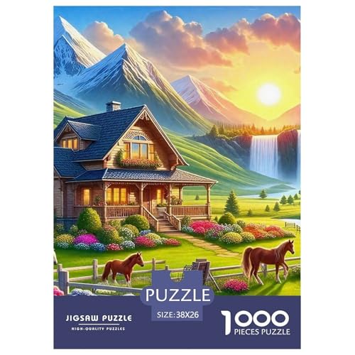 Landschaftsmalerie Puzzle 1000 Teile Für Erwachsene Und Kinder Bunte Landschaft Impossible Geschicklichkeitsspiel Pädagogisches Spielzeug Home Dekoration in Bewährter Qualität 38x26cm/1000pcs Landschaftsmalerie Puzzle 1000 Teile Für Erwachsene Und Kinder Bunte Landschaft Impossible Geschicklichkeitsspiel Pädagogisches Spielzeug Home Dekoration in Bewährter Qualität 38x26cm/1000pcs von QTIVARLEN