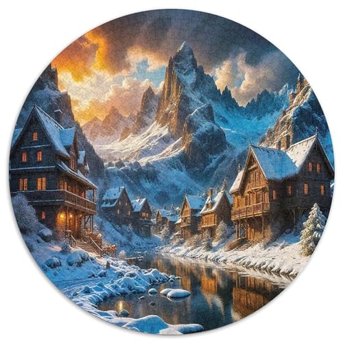 Landschaftsmalerie Puzzle 1000 Teile Für Erwachsene Und Kinder Bunte Landschaft Lernspiel Interaktives Spielzeug Home Dekoration in Bewährter Qualität 1000pcs (67.5x67.5cm) von QTIVARLEN