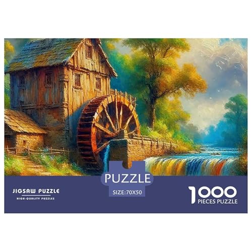 Landschaftsmalerie Puzzle 1000 Teile Für Erwachsene Und Kinder Bunte Landschaft Lernspiel Interaktives Spielzeug Wunderschönes Dekoration in Bewährter Qualität 70x50cm/1000pcs Landschaftsmalerie Puzzle 1000 Teile Für Erwachsene Und Kinder Bunte Landschaft Lernspiel Interaktives Spielzeug Wunderschönes Dekoration in Bewährter Qualität 70x50cm/1000pcs von QTIVARLEN