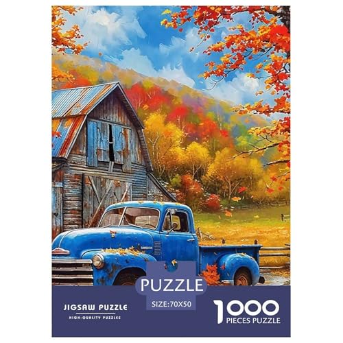 Landschaftsmalerie Puzzle 1000 Teile Für Erwachsene Und Kinder Bunte Landschaft Lernspiel Pädagogisches Spielzeug Home Dekoration Clevere Rätsel 70x50cm/1000pcs von QTIVARLEN