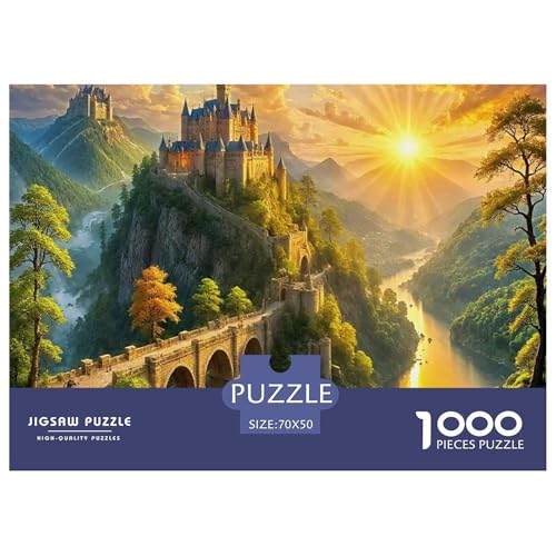 Landschaftsmalerie Puzzle 1000 Teile Für Erwachsene Und Kinder Bunte Landschaft Lernspiel Pädagogisches Spielzeug Wunderschönes Dekoration Clevere Rätsel 70x50cm/1000pcs Landschaftsmalerie Puzzle 1000 Teile Für Erwachsene Und Kinder Bunte Landschaft Lernspiel Pädagogisches Spielzeug Wunderschönes Dekoration Clevere Rätsel 70x50cm/1000pcs von QTIVARLEN