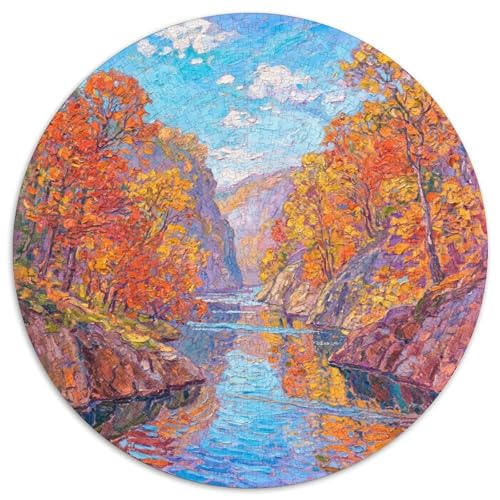 Landschaftsstil Farbenfrohes Puzzle 1000 Stück Bewährter Qualität Für Erwachsene Und Kinder Schöne Landschaft Geschicklichkeitsspiel Geschenke Für Männer Home Dekoration 1000pcs (67.5x67.5cm) von QTIVARLEN