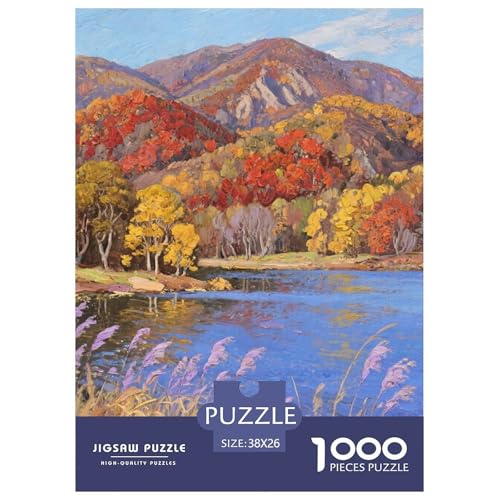 Landschaftsstil Farbenfrohes Puzzle 1000 Stück Bewährter Qualität Für Erwachsene Und Kinder Schöne Landschaft Puzzlespiele Für Die Ganze Familie Geschenke Für Männer Home Dekoration 38x26cm/1000pcs von QTIVARLEN