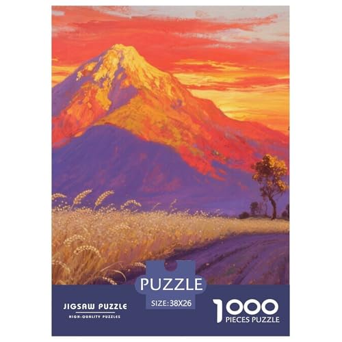 Landschaftsstil Farbenfrohes Puzzle 1000 Stück Bewährter Qualität Für Erwachsene Und Kinder Schöne Landschaft Puzzlespiele Für Die Ganze Familie Geschenke Für Männer Wanddekoration 38x26cm/1000pcs von QTIVARLEN