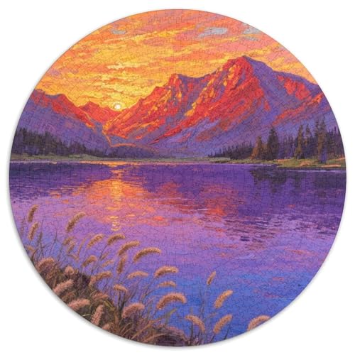 Landschaftsstil Farbenfrohes Puzzle 1000 Teile Bewährter Qualität Für Erwachsene Und Kinder Schöne Landschaft Herausforderndes Rätsel Geschenke Für Männer Wanddekoration 1000pcs (67.5x67.5cm) von QTIVARLEN