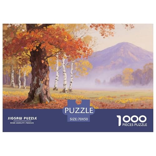 Landschaftsstil Puzzles 1000 Teile Bewährter Qualität Erwachsene Kinder Schöne Landschaft Geschicklichkeitsspiel Geschenke Frauen Pädagogisches Spielzeug 70x50cm/1000pcs von QTIVARLEN