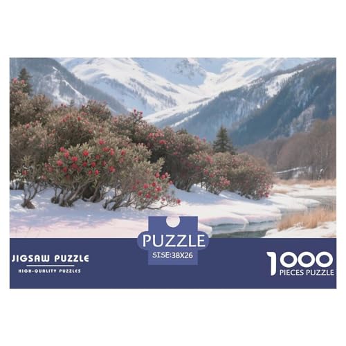 Landschaftsstil Puzzles 1000 Teile Bewährter Qualität Erwachsene Kinder Schöne Landschaft Puzzlespiele Familie Geschenke Frauen Wanddekoration 38x26cm/1000pcs von QTIVARLEN