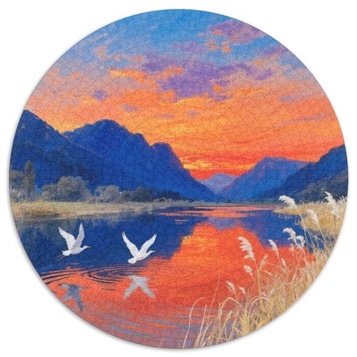 Landschaftsstil Puzzles 1000 Teile Bewährter Qualität Für Erwachsene Und Kinder Schöne Landschaft Geschicklichkeitsspiel Geschenke Für Frauen Pädagogisches Spielzeug 1000pcs (67.5x67.5cm) von QTIVARLEN