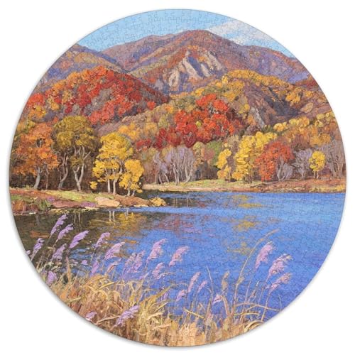 Landschaftsstil Puzzles 1000 Teile Bewährter Qualität Für Erwachsene Und Kinder Schöne Landschaft Herausforderndes Rätsel Geschenke Für Männer Pädagogisches Spielzeug 1000pcs (67.5x67.5cm) von QTIVARLEN