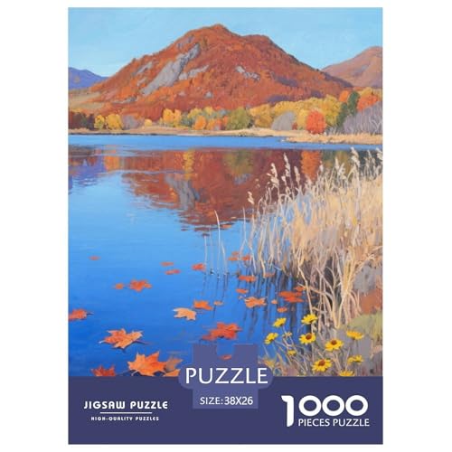 Landschaftsstil Puzzles 1000 Teile Bewährter Qualität Für Erwachsene Und Kinder Schöne Landschaft Herausforderndes Rätsel Geschenke Für Männer Wanddekoration 38x26cm/1000pcs von QTIVARLEN