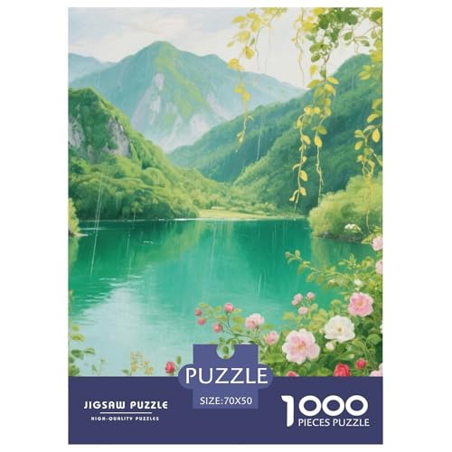 Landschaftsstil Puzzles 1000 Teile Bewährter Qualität Für Erwachsene Und Kinder Schöne Landschaft Puzzlespiele Für Die Ganze Familie Geschenke Für Frauen Wanddekoration 70x50cm/1000pcs Landschaftsstil Puzzles 1000 Teile Bewährter Qualität Für Erwachsene Und Kinder Schöne Landschaft Puzzlespiele Für Die Ganze Familie Geschenke Für Frauen Wanddekoration 70x50cm/1000pcs von QTIVARLEN