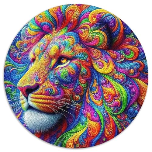 Löwen Puzzle 1000 Teile Für Erwachsene Und Kinder König der Tiere Impossible Geschicklichkeitsspiel Pädagogisches Spielzeug Home Dekoration in Bewährter Qualität 1000pcs (67.5x67.5cm) von QTIVARLEN