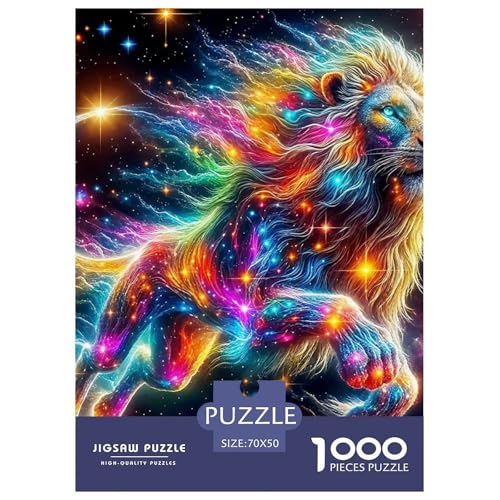 Löwen Puzzle 1000 Teile Für Erwachsene Und Kinder König der Tiere Lernspiel Interaktives Spielzeug Home Dekoration in Bewährter Qualität 70x50cm/1000pcs Löwen Puzzle 1000 Teile Für Erwachsene Und Kinder König der Tiere Lernspiel Interaktives Spielzeug Home Dekoration in Bewährter Qualität 70x50cm/1000pcs von QTIVARLEN