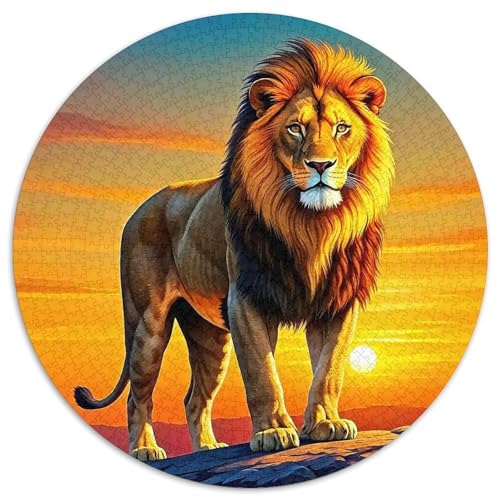 Löwen Puzzle 1000 Teile Für Erwachsene Und Kinder König der Tiere Lernspiel Klassische Geschenk Home Dekoration in Bewährter Qualität 1000pcs (67.5x67.5cm) von QTIVARLEN