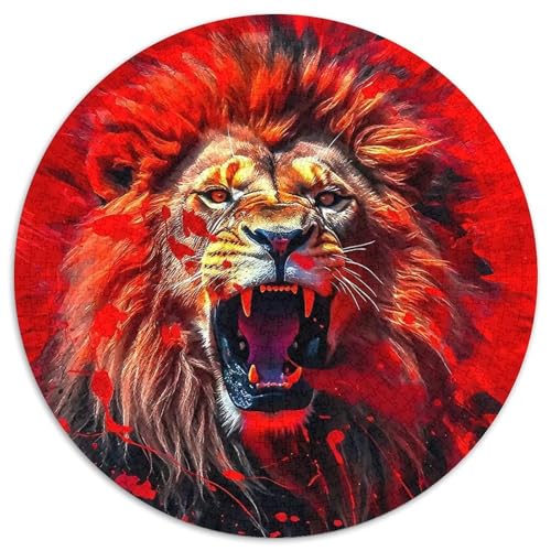 Löwen Puzzle 1000 Teile Für Erwachsene Und Kinder König der Tiere Lernspiel Pädagogisches Spielzeug Home Dekoration in Bewährter Qualität 1000pcs (67.5x67.5cm) von QTIVARLEN