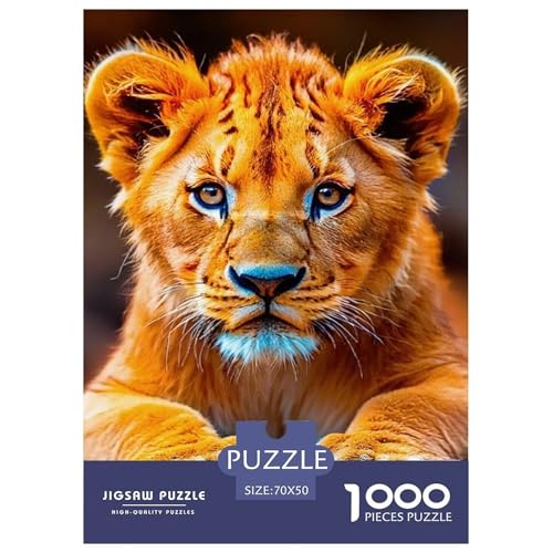 Löwen Puzzle 1000 Teilige Für Erwachsene Und Kinder König der Tiere Impossible Geschicklichkeitsspiel Klassische Geschenk Home Dekoration Clevere Rätsel 70x50cm/1000pcs Löwen Puzzle 1000 Teilige Für Erwachsene Und Kinder König der Tiere Impossible Geschicklichkeitsspiel Klassische Geschenk Home Dekoration Clevere Rätsel 70x50cm/1000pcs von QTIVARLEN