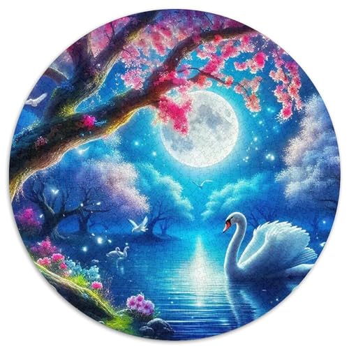 Moon Lake Puzzle 1000 Teile Für Erwachsene Und Kinder Impossible Geschicklichkeitsspiel Pädagogisches Spielzeug Wunderschönes Dekoration in Bewährter Qualität 1000pcs (67.5x67.5cm) von QTIVARLEN