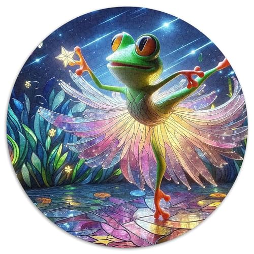 Netter Frosch Puzzles 1000 Teile Bewährter Qualität Für Erwachsene Kinder Coole Tiere Herausforderndes Rätsel Geschenke Frauen Wanddekoration 1000pcs (67.5x67.5cm) von QTIVARLEN