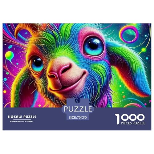 Nettes Schaf Puzzle 1000 Teile Für Erwachsene Und Kinder Lamm Muster Herausforderung Spiel Pädagogisches Spielzeug Wunderschönes Dekoration Clevere Rätsel 70x50cm/1000pcs Nettes Schaf Puzzle 1000 Teile Für Erwachsene Und Kinder Lamm Muster Herausforderung Spiel Pädagogisches Spielzeug Wunderschönes Dekoration Clevere Rätsel 70x50cm/1000pcs von QTIVARLEN