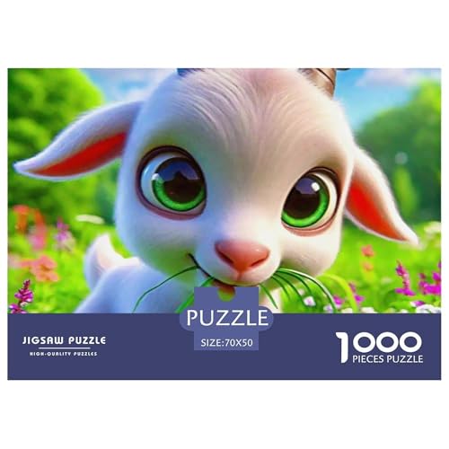 Nettes Schaf Puzzle 1000 Teile Für Erwachsene Und Kinder Lamm Muster Lernspiel Interaktives Spielzeug Wunderschönes Dekoration in Bewährter Qualität 70x50cm/1000pcs Nettes Schaf Puzzle 1000 Teile Für Erwachsene Und Kinder Lamm Muster Lernspiel Interaktives Spielzeug Wunderschönes Dekoration in Bewährter Qualität 70x50cm/1000pcs von QTIVARLEN