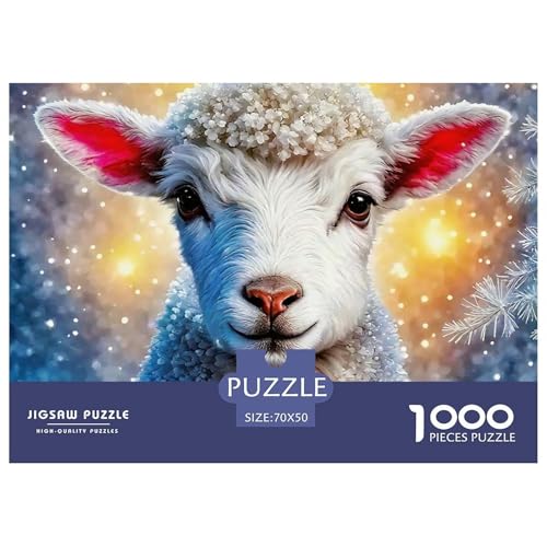 Nettes Schaf Puzzle 1000 Teile Für Erwachsene Und Kinder Lamm Muster Lernspiel Klassische Geschenk Home Dekoration Clevere Rätsel 70x50cm/1000pcs Nettes Schaf Puzzle 1000 Teile Für Erwachsene Und Kinder Lamm Muster Lernspiel Klassische Geschenk Home Dekoration Clevere Rätsel 70x50cm/1000pcs von QTIVARLEN
