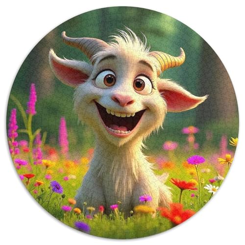 Nettes Schaf Puzzle 1000 Teile Für Erwachsene Und Kinder Lamm Muster Lernspiel Pädagogisches Spielzeug Home Dekoration in Bewährter Qualität 1000pcs (67.5x67.5cm) von QTIVARLEN