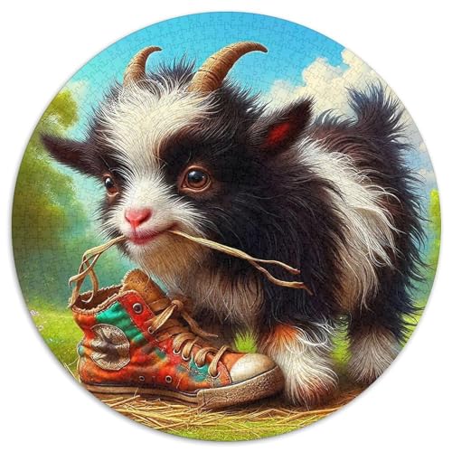 Nettes Schaf Puzzle 1000 Teilige Für Erwachsene Und Kinder Lamm Muster Impossible Geschicklichkeitsspiel Klassische Geschenk Home Dekoration in Bewährter Qualität 1000pcs (67.5x67.5cm) von QTIVARLEN