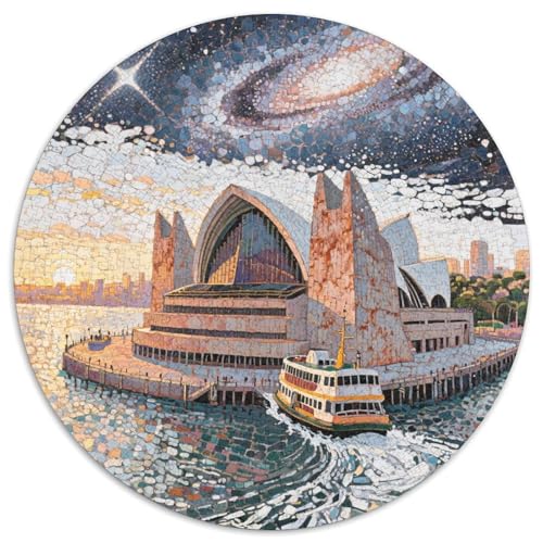 Opernhaus von Sydney Puzzle 1000 Teile Für Erwachsene Landmark Gebäude Impossible Geschicklichkeitsspiel Landmark Gebäude Puzzles Geschenk Familie HomeDekoration 1000pcs (67.5x67.5cm) von QTIVARLEN