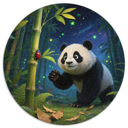Panda Puzzles 1000 Teile in Bewährter Qualität Für Erwachsene Und Kinder Süße Tiere Geschicklichkeitsspiel Geschenke Für Frauen Home Dekoration 1000pcs (67.5x67.5cm) von QTIVARLEN