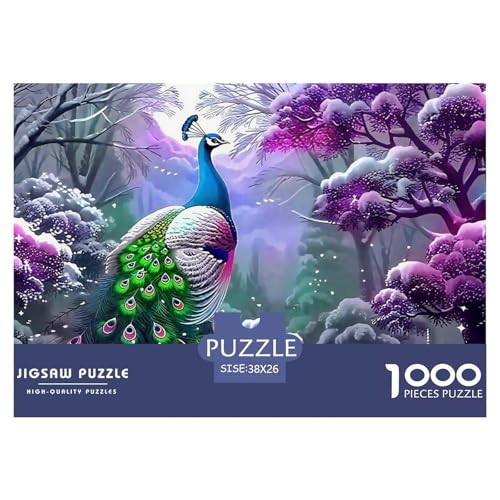 Peacock Puzzle 1000 Teile Für Erwachsene Und Kinder Vibrant Peacock Lernspiel Pädagogisches Spielzeug Wunderschönes Dekoration in Bewährter Qualität 38x26cm/1000pcs Peacock Puzzle 1000 Teile Für Erwachsene Und Kinder Vibrant Peacock Lernspiel Pädagogisches Spielzeug Wunderschönes Dekoration in Bewährter Qualität 38x26cm/1000pcs von QTIVARLEN