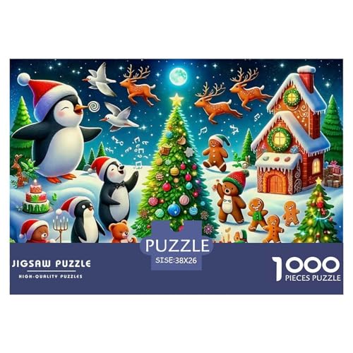 Penguin Puzzle 1000 Teile Für Erwachsene Und Kinder Cute Penguin Impossible Geschicklichkeitsspiel Interaktives Spielzeug Wunderschönes Dekoration in Bewährter Qualität 38x26cm/1000pcs Penguin Puzzle 1000 Teile Für Erwachsene Und Kinder Cute Penguin Impossible Geschicklichkeitsspiel Interaktives Spielzeug Wunderschönes Dekoration in Bewährter Qualität 38x26cm/1000pcs von QTIVARLEN