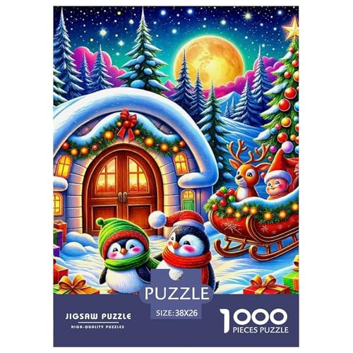 Penguin Puzzle 1000 Teile Für Erwachsene Und Kinder Cute Penguin Impossible Geschicklichkeitsspiel Pädagogisches Spielzeug Wunderschönes Dekoration Clevere Rätsel 38x26cm/1000pcs Penguin Puzzle 1000 Teile Für Erwachsene Und Kinder Cute Penguin Impossible Geschicklichkeitsspiel Pädagogisches Spielzeug Wunderschönes Dekoration Clevere Rätsel 38x26cm/1000pcs von QTIVARLEN