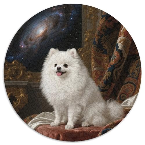 Pommern Farbenfrohes Puzzle 1000 Teile Für Erwachsene Cute Haustier Hund Pädagogisches Spiel Puzzles 1000pcs (67.5x67.5cm) von QTIVARLEN