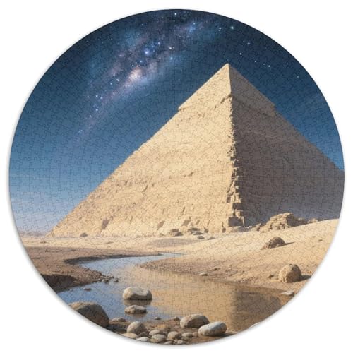 Pyramide Puzzle 1000 Teile in Bewährter Qualität Landmark Gebäude Impossible Geschicklichkeitsspiel Landmark Gebäude Puzzles Geschenk Familie HomeDekoration 1000pcs (67.5x67.5cm) von QTIVARLEN