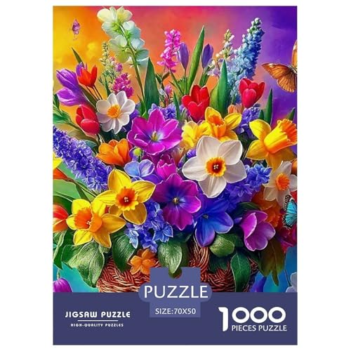 Regenbogenblumen Puzzle 1000 Teile Für Erwachsene Und Kinder Bunte Pflanzen Herausforderung Spiel Interaktives Spielzeug Home Dekoration Clevere Rätsel 70x50cm/1000pcs Regenbogenblumen Puzzle 1000 Teile Für Erwachsene Und Kinder Bunte Pflanzen Herausforderung Spiel Interaktives Spielzeug Home Dekoration Clevere Rätsel 70x50cm/1000pcs von QTIVARLEN