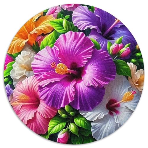 Regenbogenblumen Puzzle 1000 Teile Für Erwachsene Und Kinder Bunte Pflanzen Impossible Geschicklichkeitsspiel Pädagogisches Spielzeug Dekoration Clevere Rätsel 1000pcs (67.5x67.5cm) von QTIVARLEN