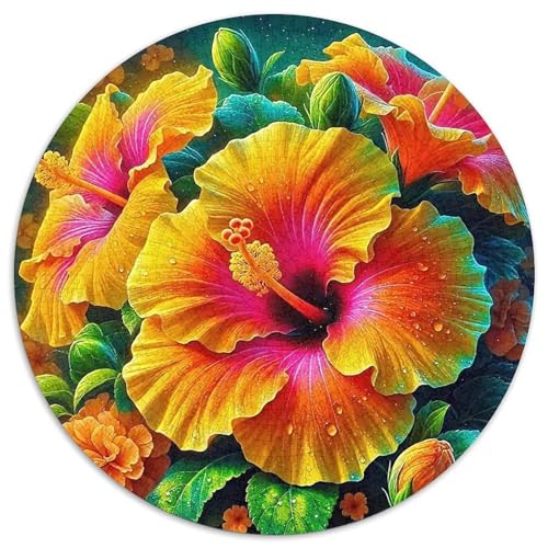 Regenbogenblumen Puzzle 1000 Teile Für Erwachsene Und Kinder Bunte Pflanzen Lernspiel Interaktives Spielzeug Dekoration Clevere Rätsel 1000pcs (67.5x67.5cm) von QTIVARLEN