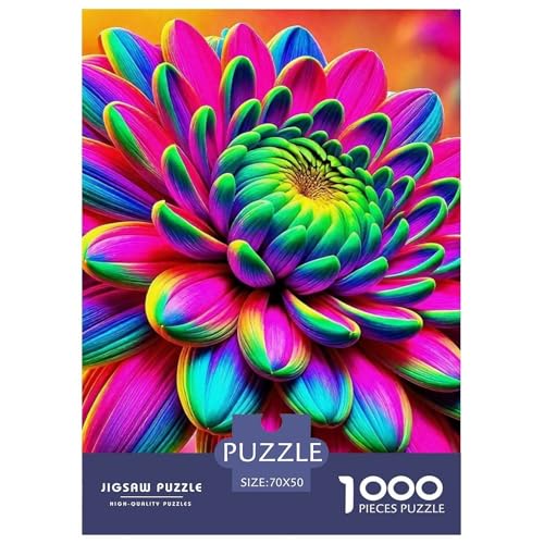 Regenbogenblumen Puzzle 1000 Teile Für Erwachsene Und Kinder Bunte Pflanzen Lernspiel Interaktives Spielzeug Wunderschönes Dekoration in Bewährter Qualität 70x50cm/1000pcs Regenbogenblumen Puzzle 1000 Teile Für Erwachsene Und Kinder Bunte Pflanzen Lernspiel Interaktives Spielzeug Wunderschönes Dekoration in Bewährter Qualität 70x50cm/1000pcs von QTIVARLEN