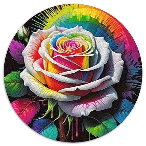 Regenbogenblumen Puzzle 1000 Teile Für Erwachsene Und Kinder Bunte Pflanzen Lernspiel Klassische Geschenk Home Dekoration in Bewährter Qualität 1000pcs (67.5x67.5cm) von QTIVARLEN