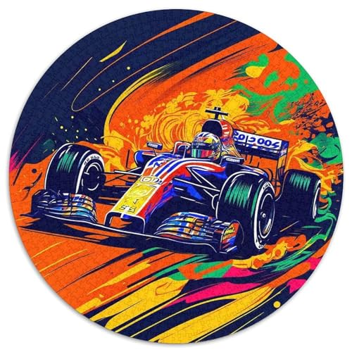Rennwagen Puzzle 1000 Teile Für Erwachsene Und Kinder Kühles Auto Impossible Geschicklichkeitsspiel Klassische Geschenk Wunderschönes Dekoration Clevere Rätsel 1000pcs (67.5x67.5cm) von QTIVARLEN