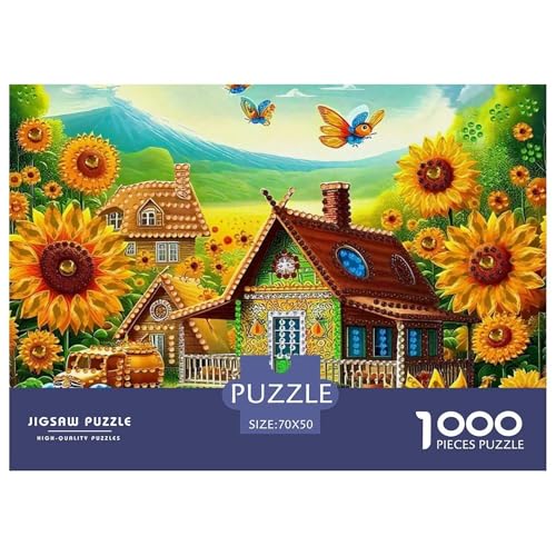 Sonnenblumen Puzzle 1000 Teile Für Erwachsene Und Kinder Symbolisiert Sonnenschein Lernspiel Interaktives Spielzeug Wunderschönes Dekoration Clevere Rätsel 70x50cm/1000pcs Sonnenblumen Puzzle 1000 Teile Für Erwachsene Und Kinder Symbolisiert Sonnenschein Lernspiel Interaktives Spielzeug Wunderschönes Dekoration Clevere Rätsel 70x50cm/1000pcs von QTIVARLEN
