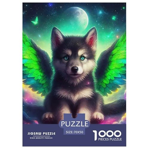 Sternenwolf Farbenfrohes Puzzle 1000 Stück in Bewährter Qualität Für Erwachsene Und Kinder Cooler Tierstil Geschicklichkeitsspiel Geschenke Für Männer Pädagogisches Spielzeug 70x50cm/1000pcs Sternenwolf Farbenfrohes Puzzle 1000 Stück in Bewährter Qualität Für Erwachsene Und Kinder Cooler Tierstil Geschicklichkeitsspiel Geschenke Für Männer Pädagogisches Spielzeug 70x50cm/1000pcs von QTIVARLEN