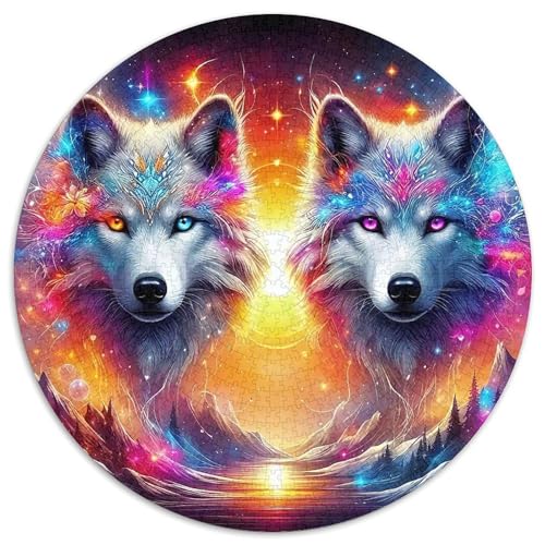 Sternenwolf Farbenfrohes Puzzle 1000 Teile in Bewährter Qualität Für Erwachsene Und Kinder Cooler Tierstil Geschicklichkeitsspiel Geschenke Für Frauen Pädagogisches Spielzeug 1000pcs (67.5x67.5cm) Sternenwolf Farbenfrohes Puzzle 1000 Teile in Bewährter Qualität Für Erwachsene Und Kinder Cooler Tierstil Geschicklichkeitsspiel Geschenke Für Frauen Pädagogisches Spielzeug 1000pcs (67.5x67.5cm) von QTIVARLEN