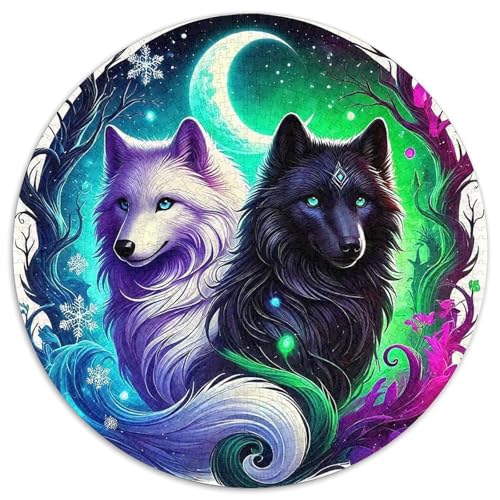 Sternenwolf Farbenfrohes Puzzle 1000 Teile in Bewährter Qualität Für Erwachsene Und Kinder Cooler Tierstil Herausforderndes Rätsel Geschenke Für Frauen Pädagogisches Spielzeug 1000pcs (67.5x67.5cm) Sternenwolf Farbenfrohes Puzzle 1000 Teile in Bewährter Qualität Für Erwachsene Und Kinder Cooler Tierstil Herausforderndes Rätsel Geschenke Für Frauen Pädagogisches Spielzeug 1000pcs (67.5x67.5cm) von QTIVARLEN