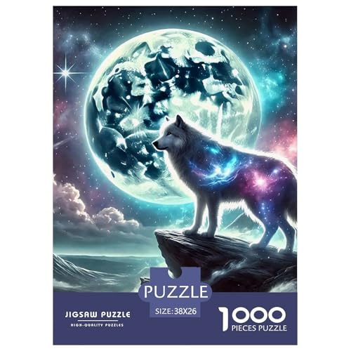 Sternenwolf Farbenfrohes Puzzle 1000 Teile in Bewährter Qualität Für Erwachsene Und Kinder Cooler Tierstil Puzzlespiele Für Die Ganze Familie Geschenke Für Frauen Pädagogisches Spielzeug 38x26cm/100 Sternenwolf Farbenfrohes Puzzle 1000 Teile in Bewährter Qualität Für Erwachsene Und Kinder Cooler Tierstil Puzzlespiele Für Die Ganze Familie Geschenke Für Frauen Pädagogisches Spielzeug 38x26cm/100 von QTIVARLEN